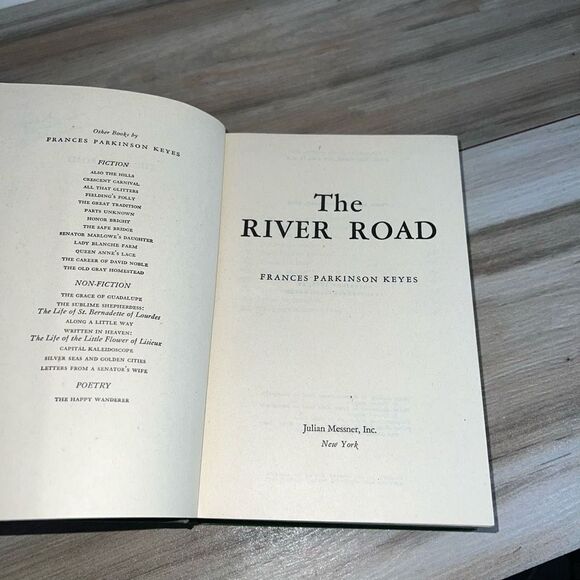 The River Road by Frances Parkinson Keyes, Hardcover W/Jacket Dated Insignia - Picture 8 of 10